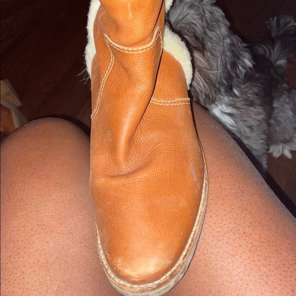 Michael Kors long leather sheep skin boots - Picture 5 of 7